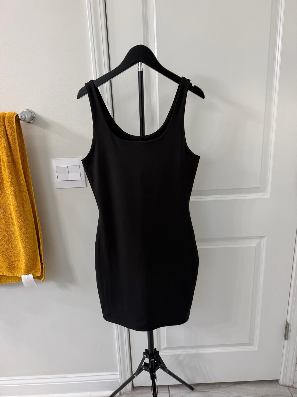 Express Body Contour Black Tank Mini Dress Size M